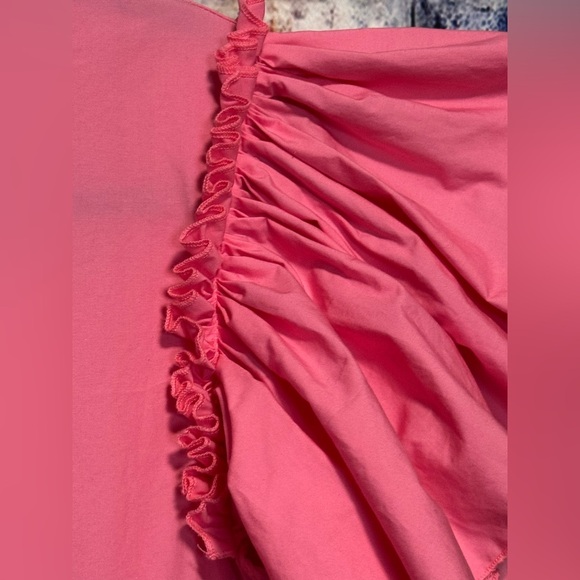 Chepe Ansaldo Made In Italy Cotton Pink Bright Dress Size Small - Picture 2 of 7